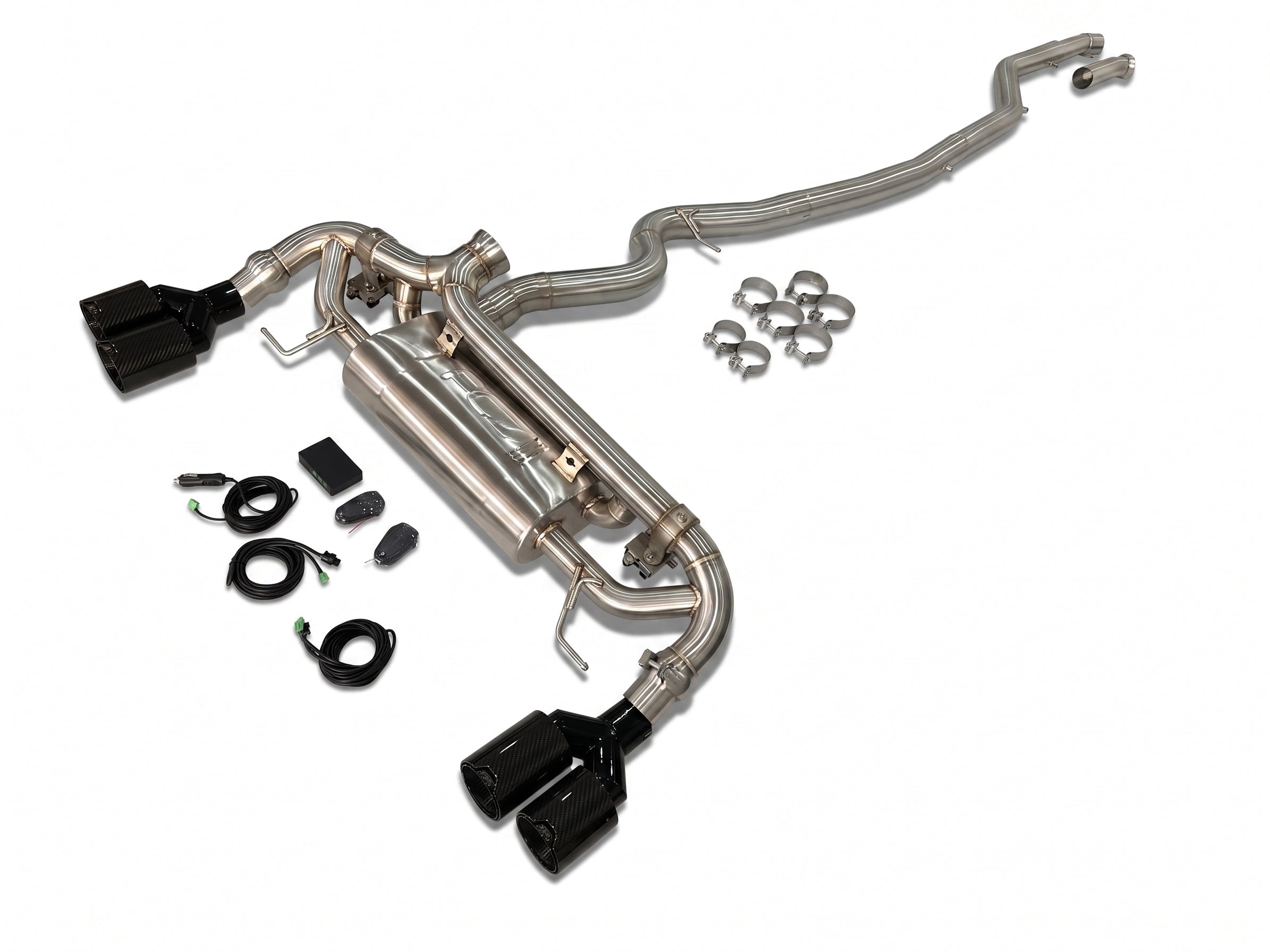 PCZ Performance BMW G20 330i B48 2.0T Valved Cat-Back Exhaust - 4-Tip M Style