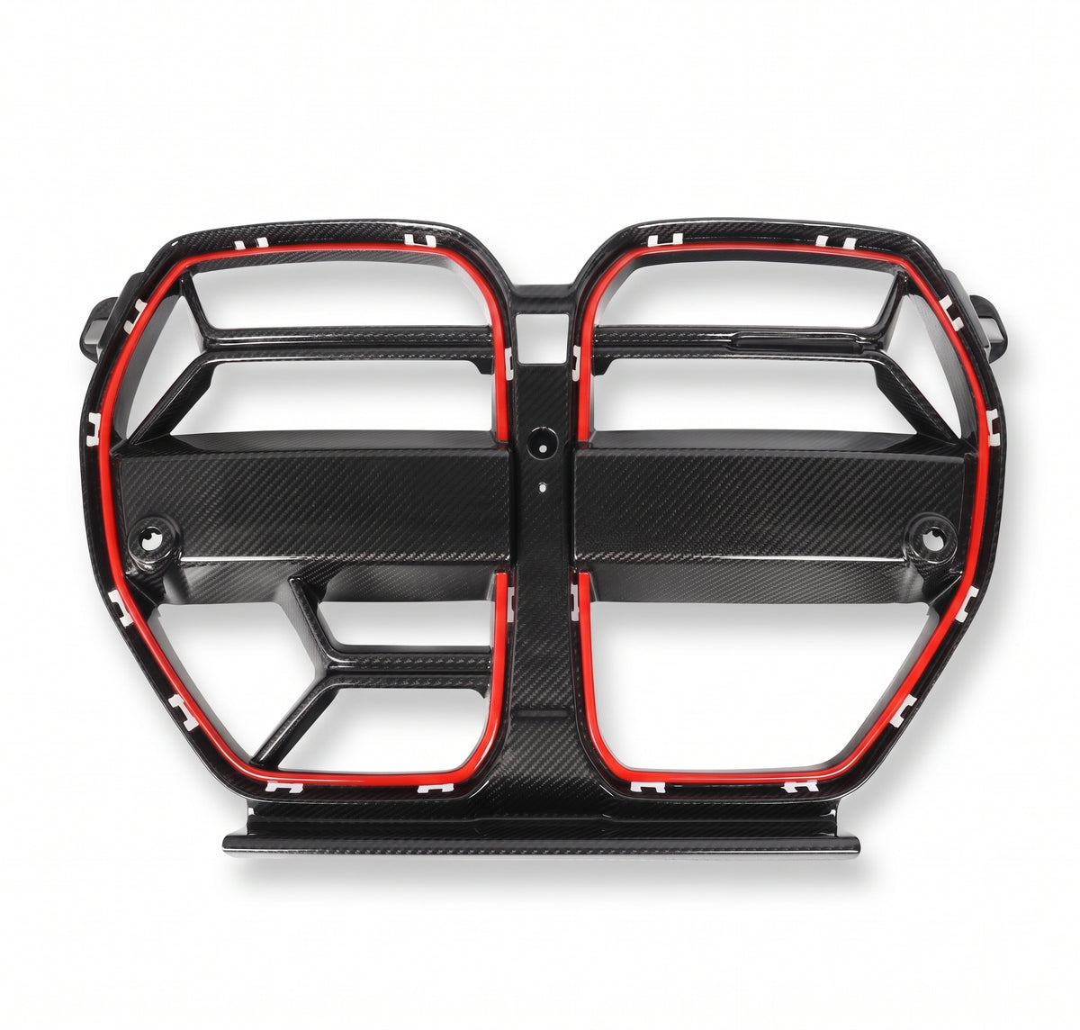 BMW G80 G81 G82 G83 CSL-Style Pre-Preg Dry Carbon Fibre Grille – Red Line / ACC