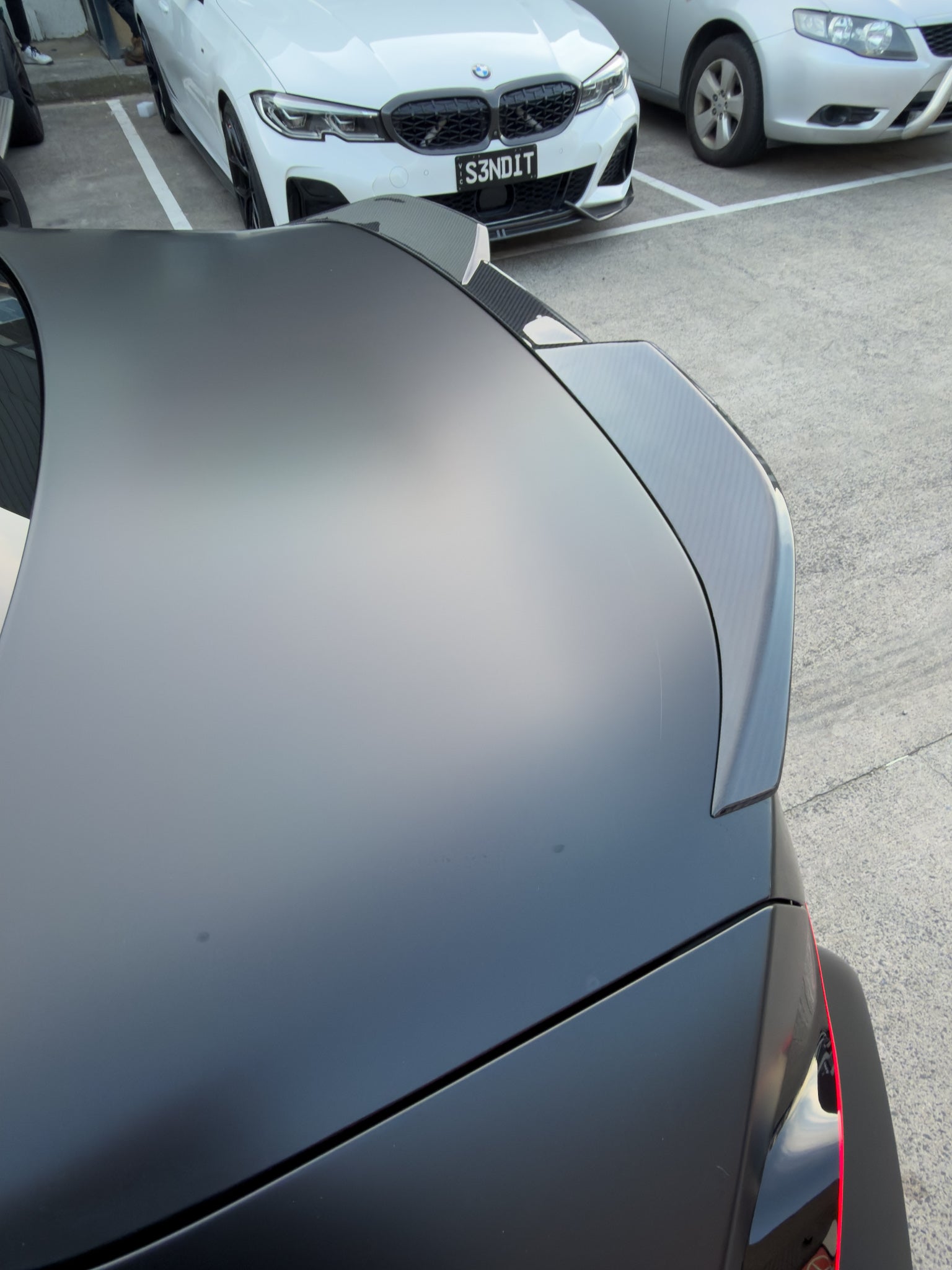 G87M2 / G42 MP-Type Rear Spoiler — Pre-Preg Dry Carbon