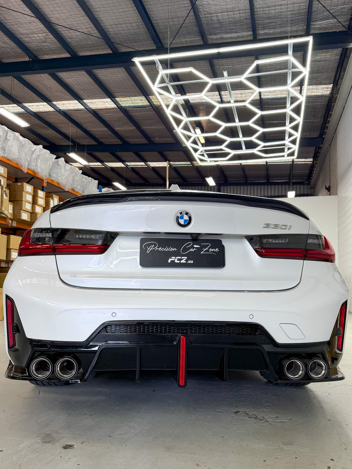 BMW G80 M3 / G20 G28 3 Series M Performance Style Rear Spoiler – Gloss Black (2019+)