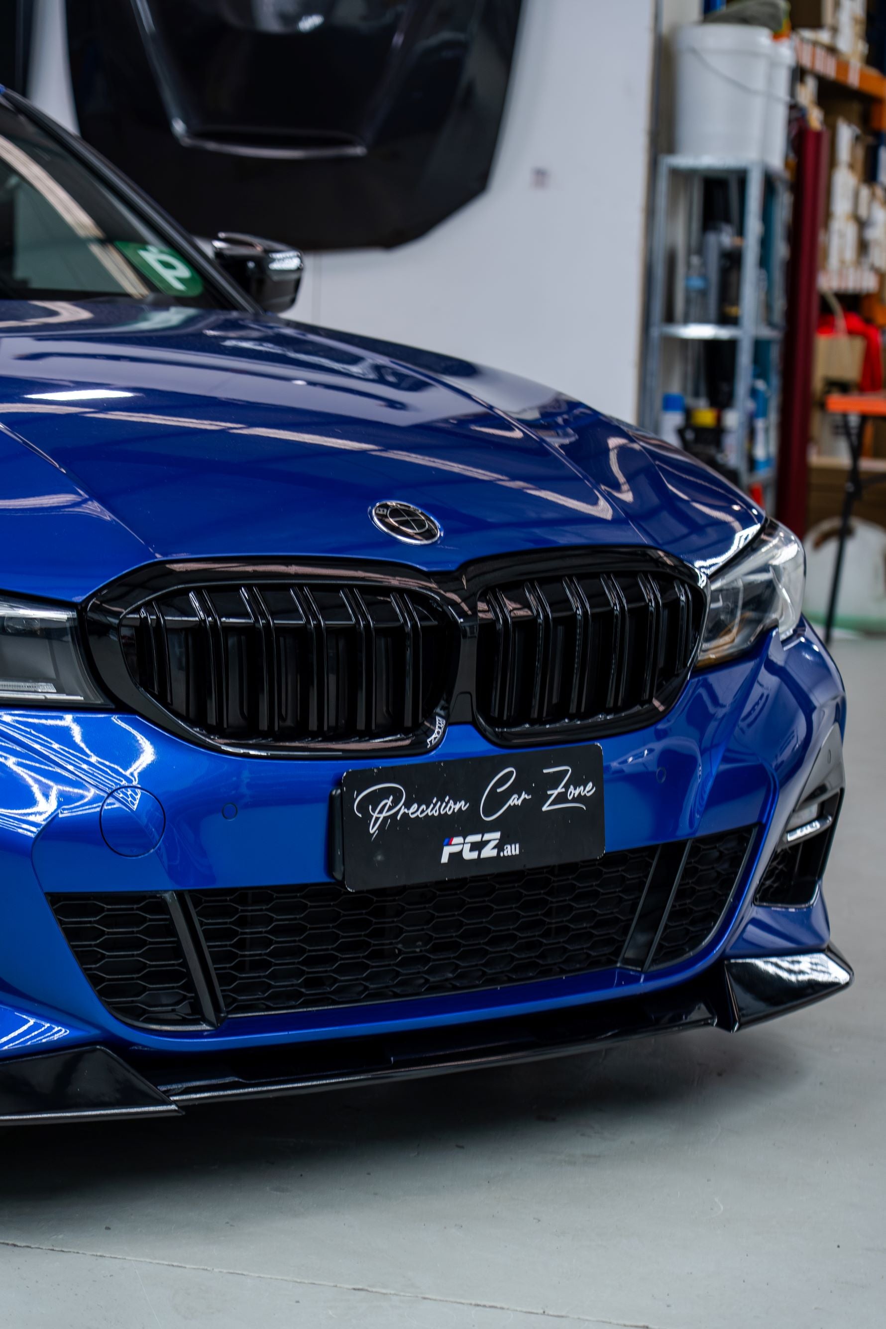 G20 PRE Blade-Style Front Lip Glossy Black