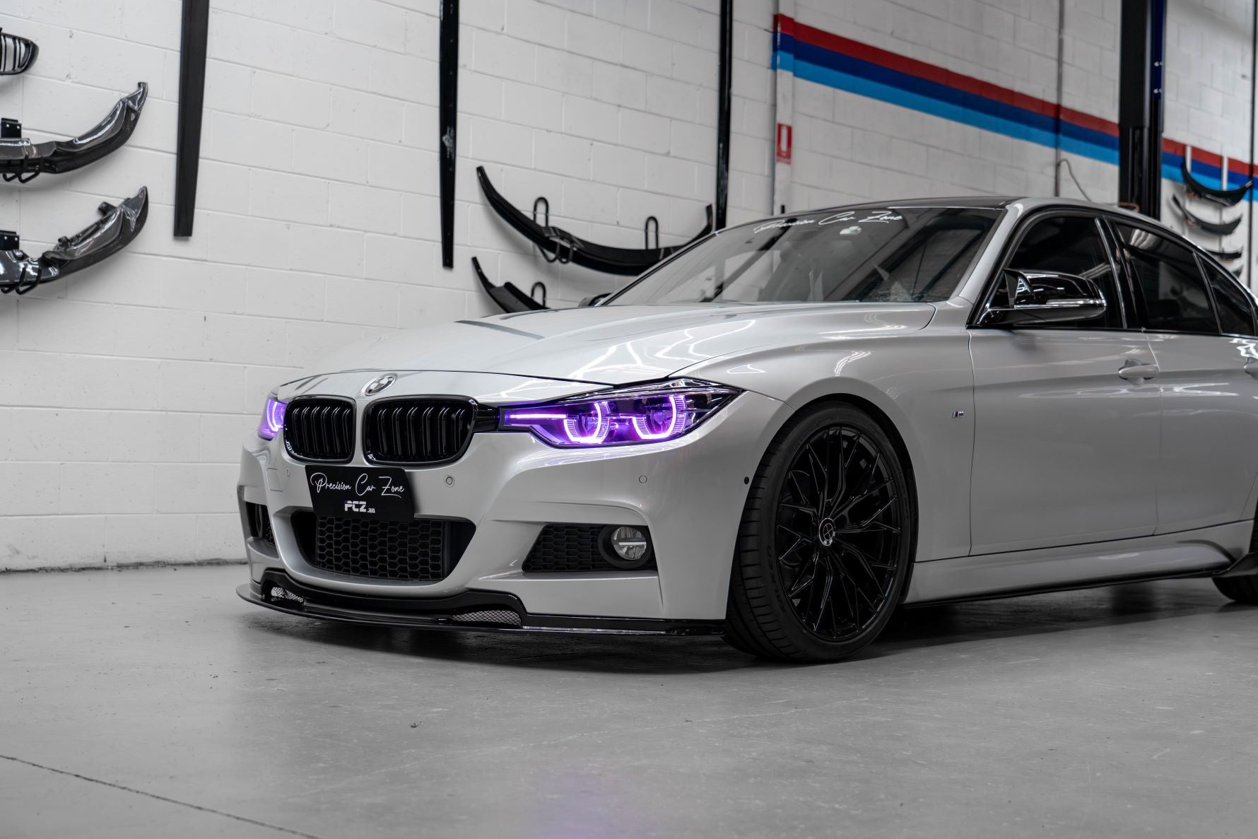 F30 Vorsteiner Style Front Lip Carbon Look