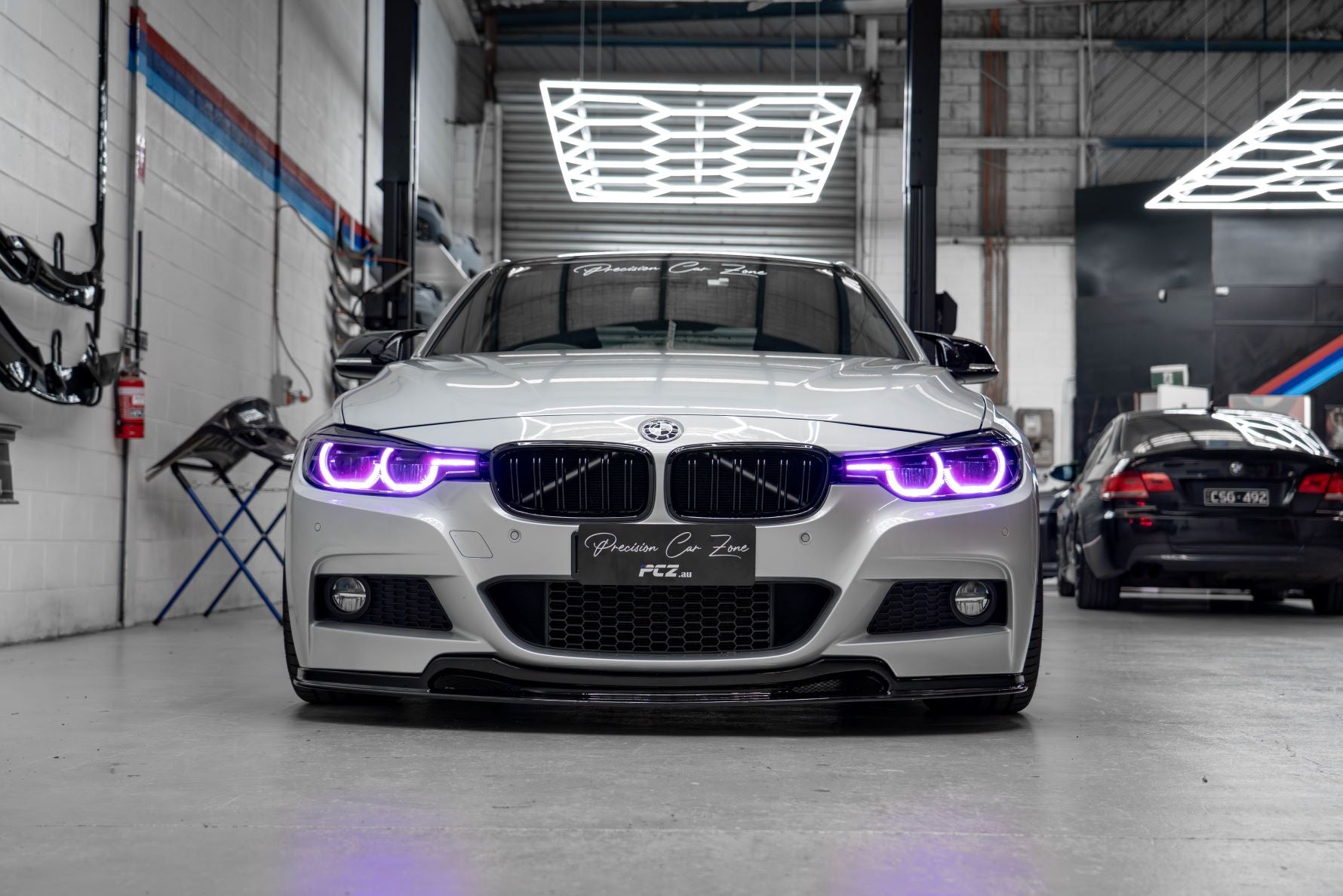 F30 Vorsteiner Style Front Lip Carbon Look