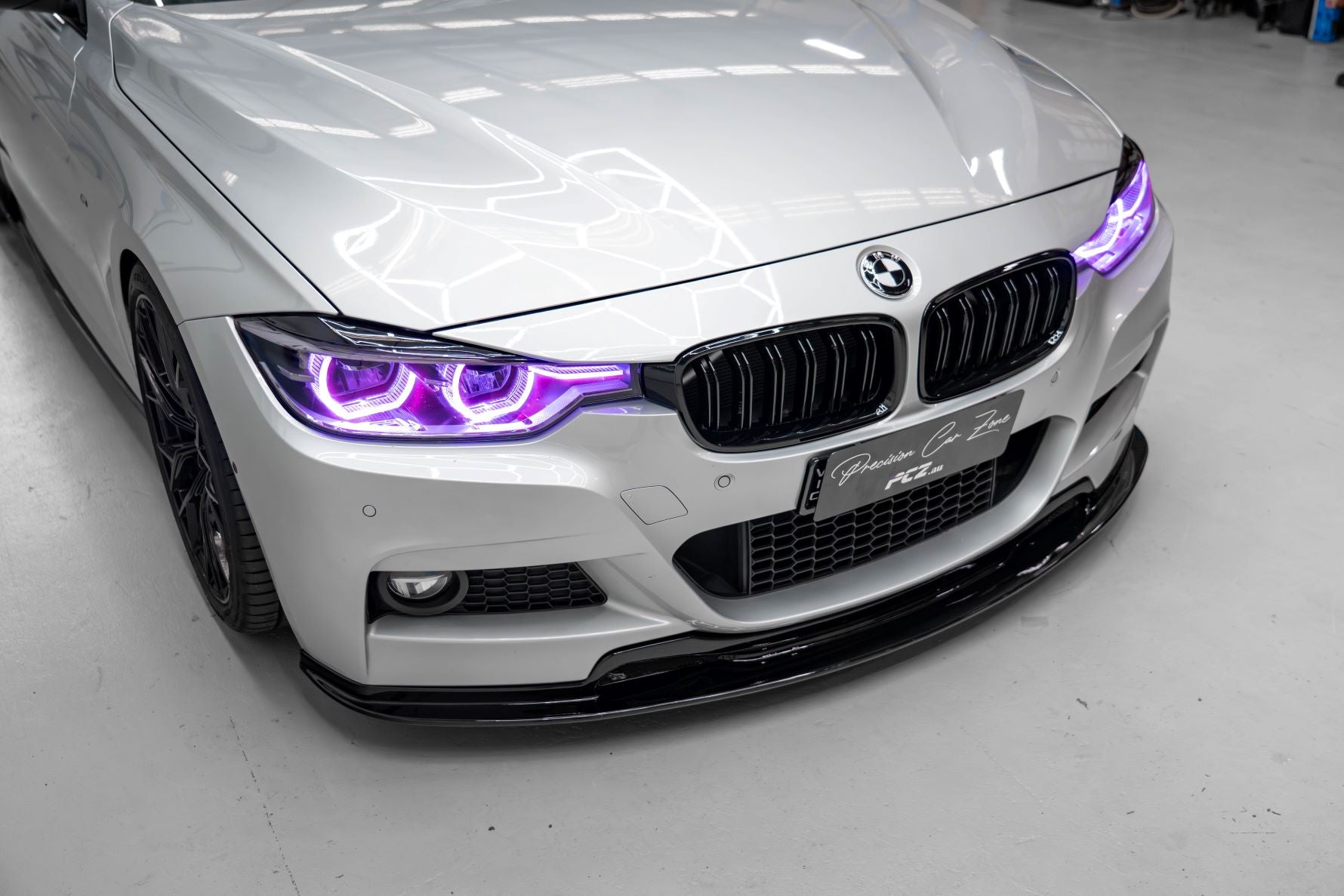 F30 F31 Vorsteiner-Style Front Lip Glossy Black