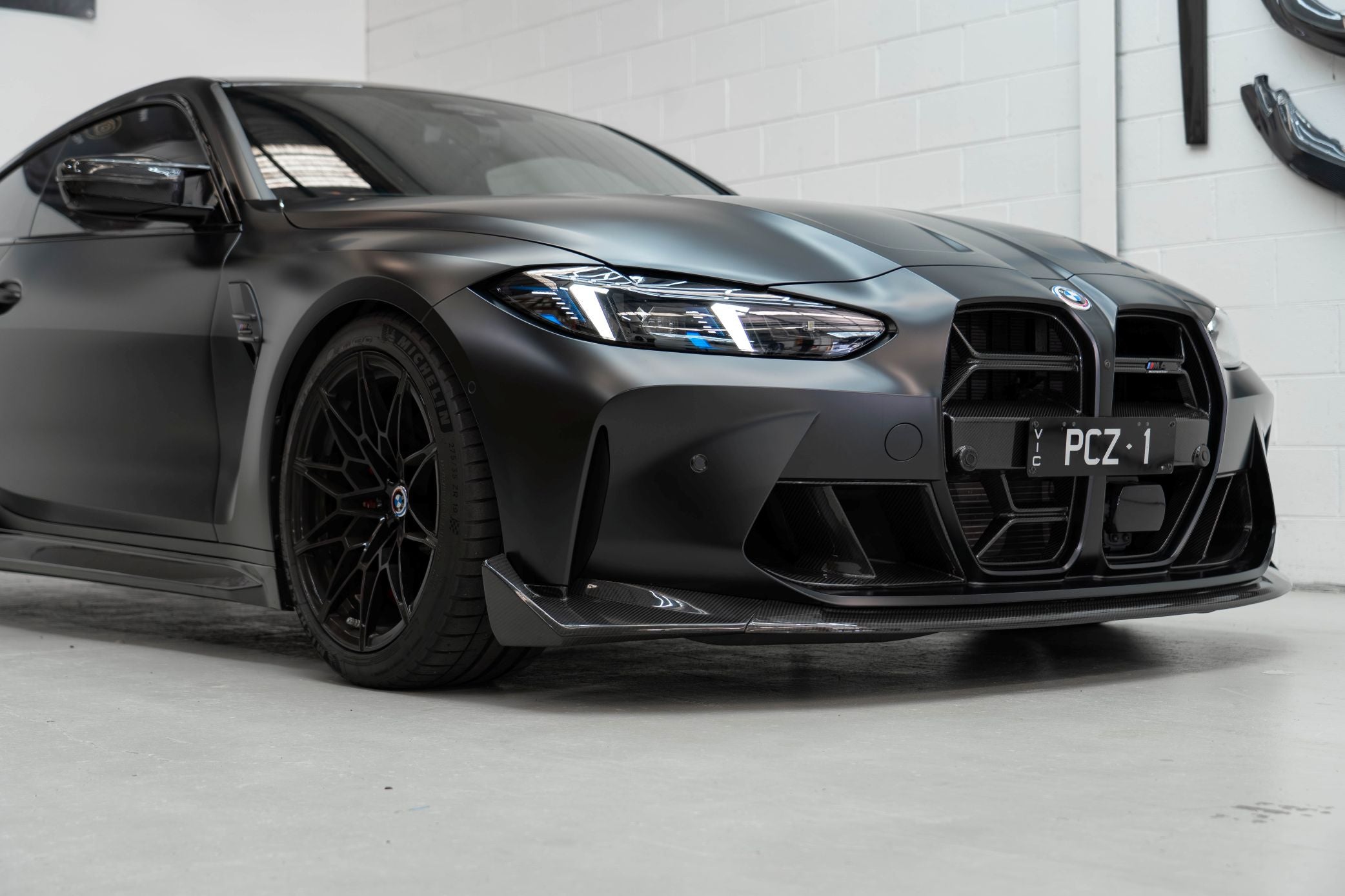 G80 / G82 / G83 M3 M4 CSL-Type Front Lip Spoiler — Pre-Preg Dry Carbon