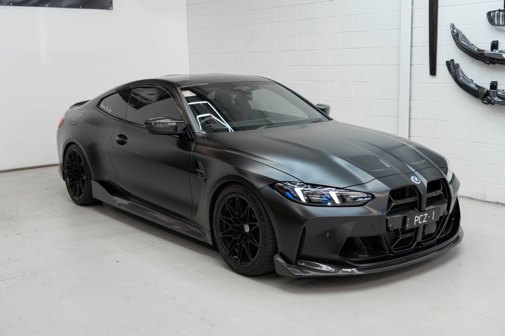 G80 / G82 / G83 M3 M4 CSL-Type Front Lip Spoiler — Pre-Preg Dry Carbon