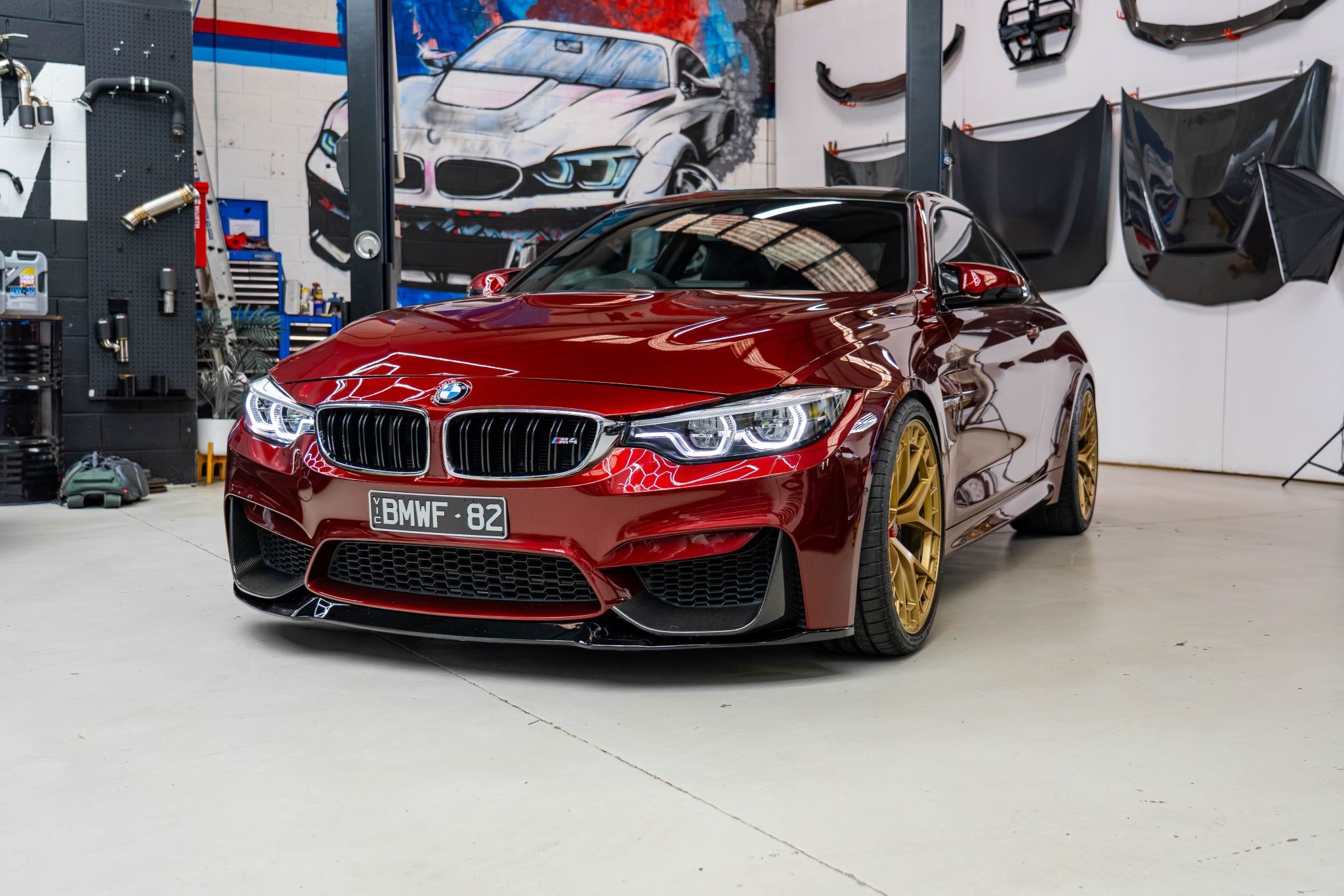 M4/M3 IKON LCI Dual White/Yellow V2 10-Pin LED Headlights – Ultimate Plug & Play Upgrade for F32/F36 & F80/F82