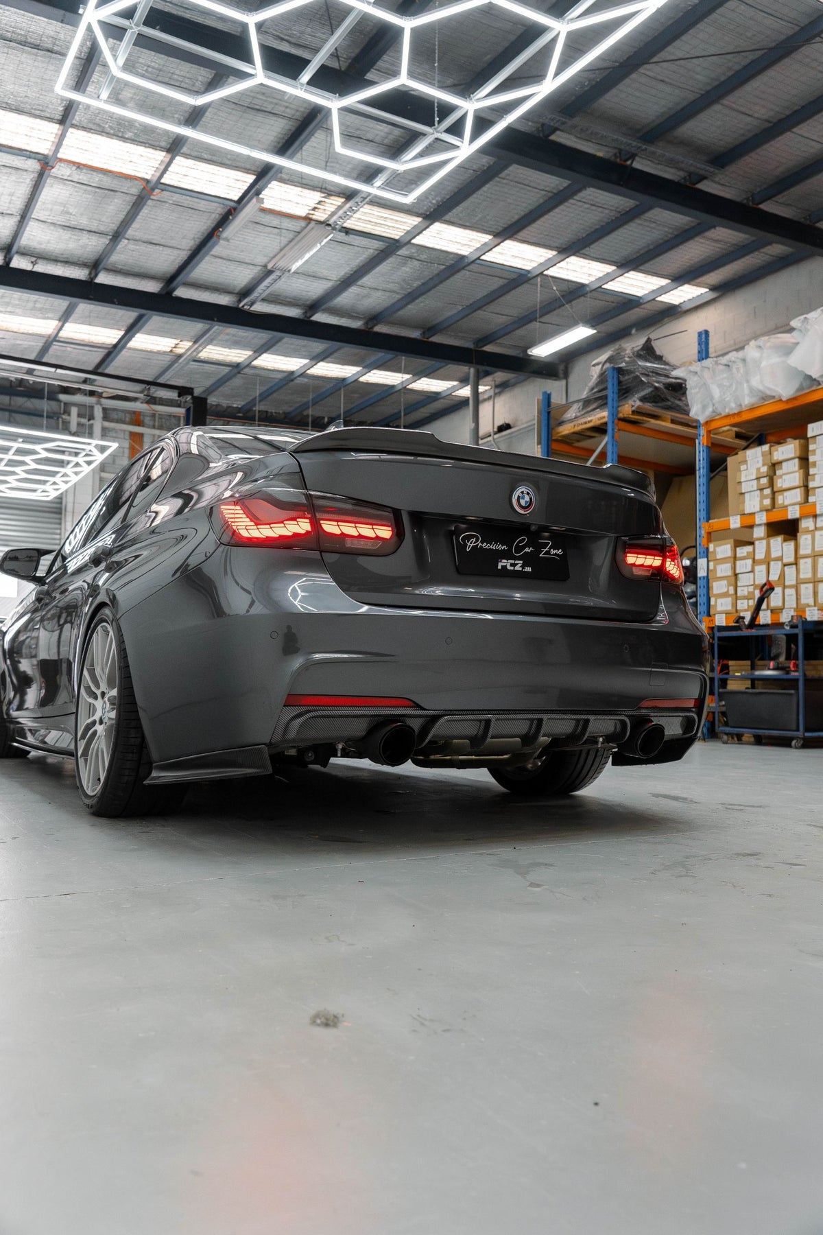 BMW F30 / F80 M3 Dry Pre-Preg Carbon Fiber CS Style Trunk Spoiler (2012–2018)