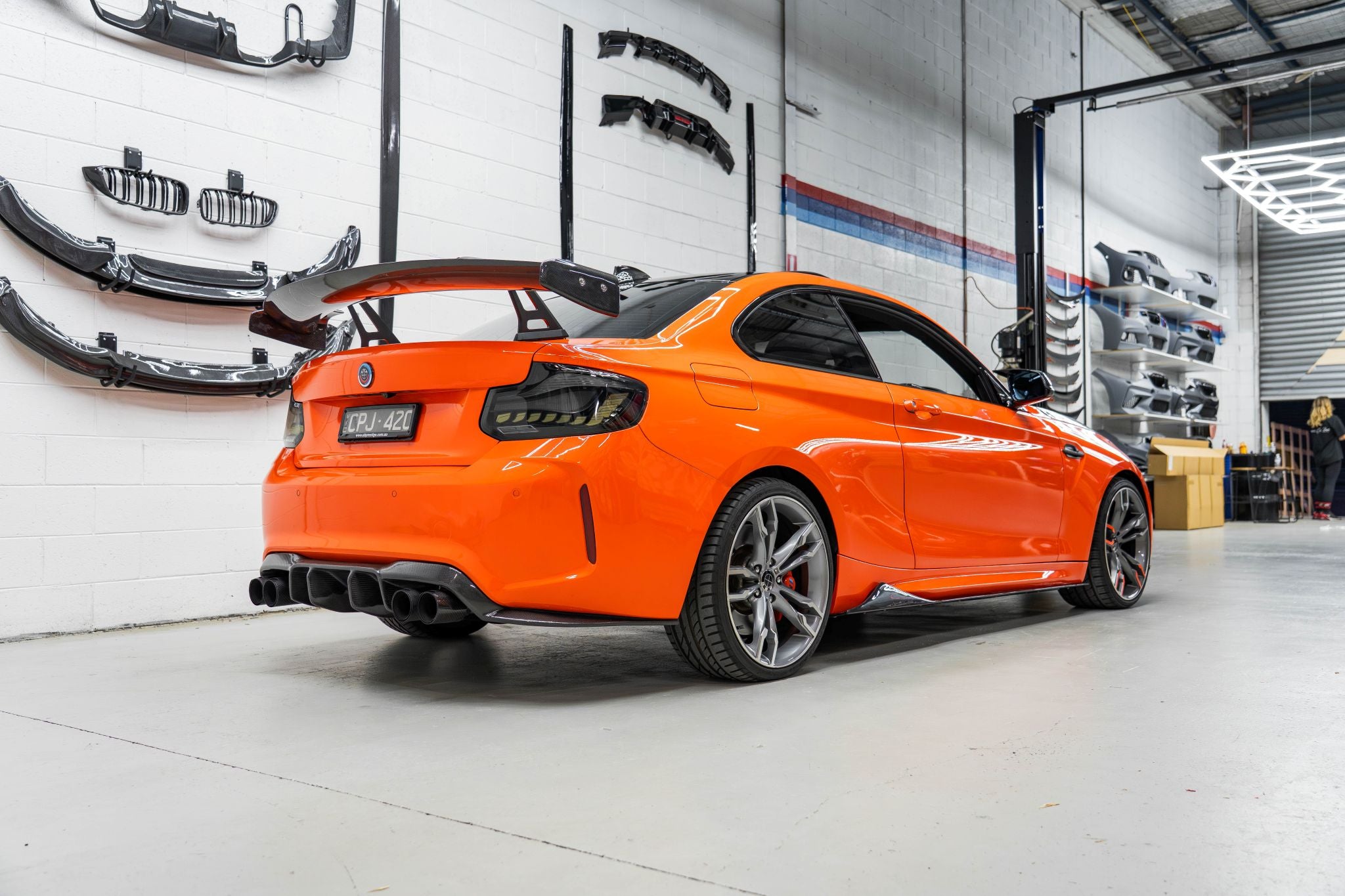 BMW F87 M2 / M2C MTC-Style Carbon Fiber Side Skirts (2016–2021)