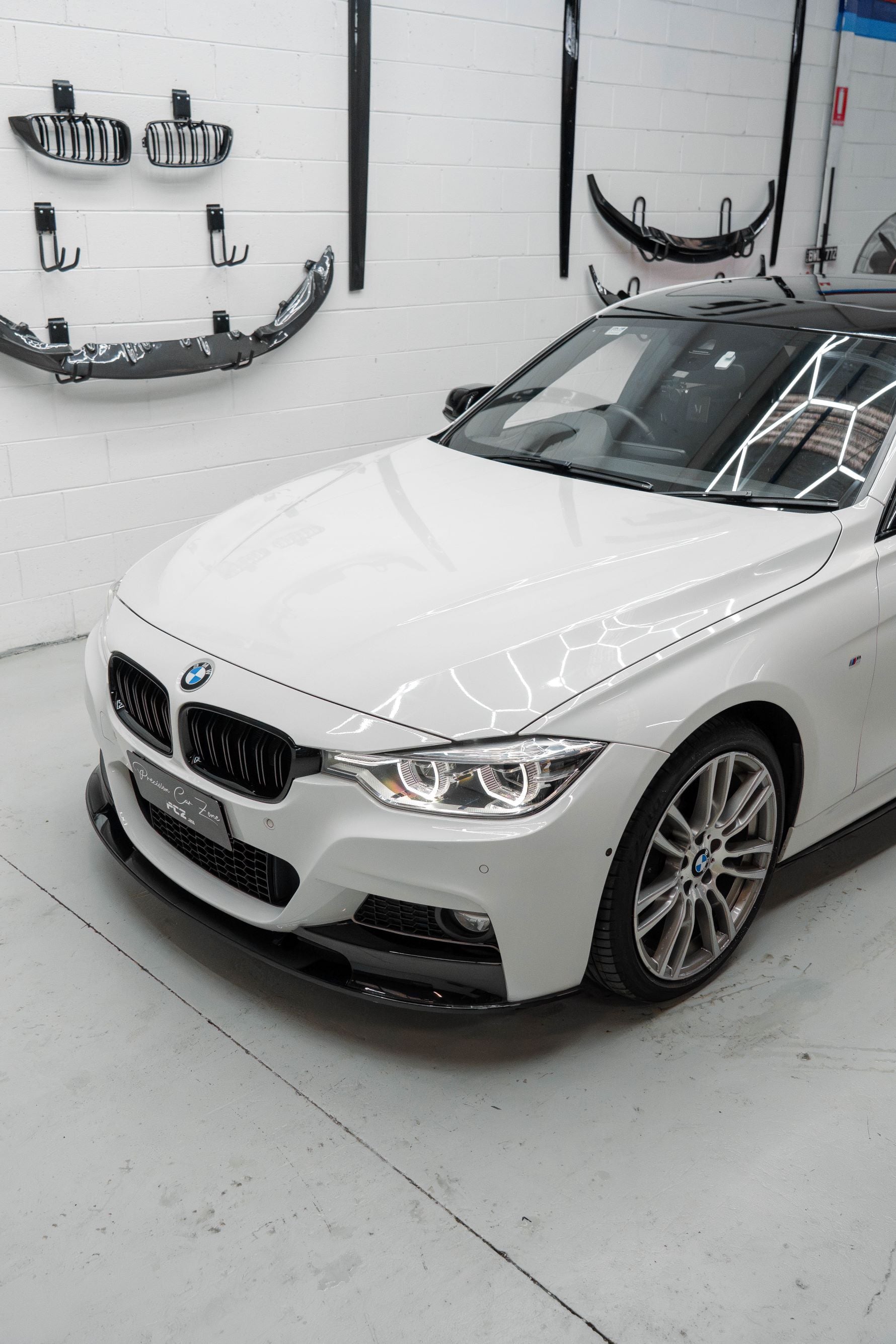 F30/F31 M-Performance Style Front Lip Glossy Black