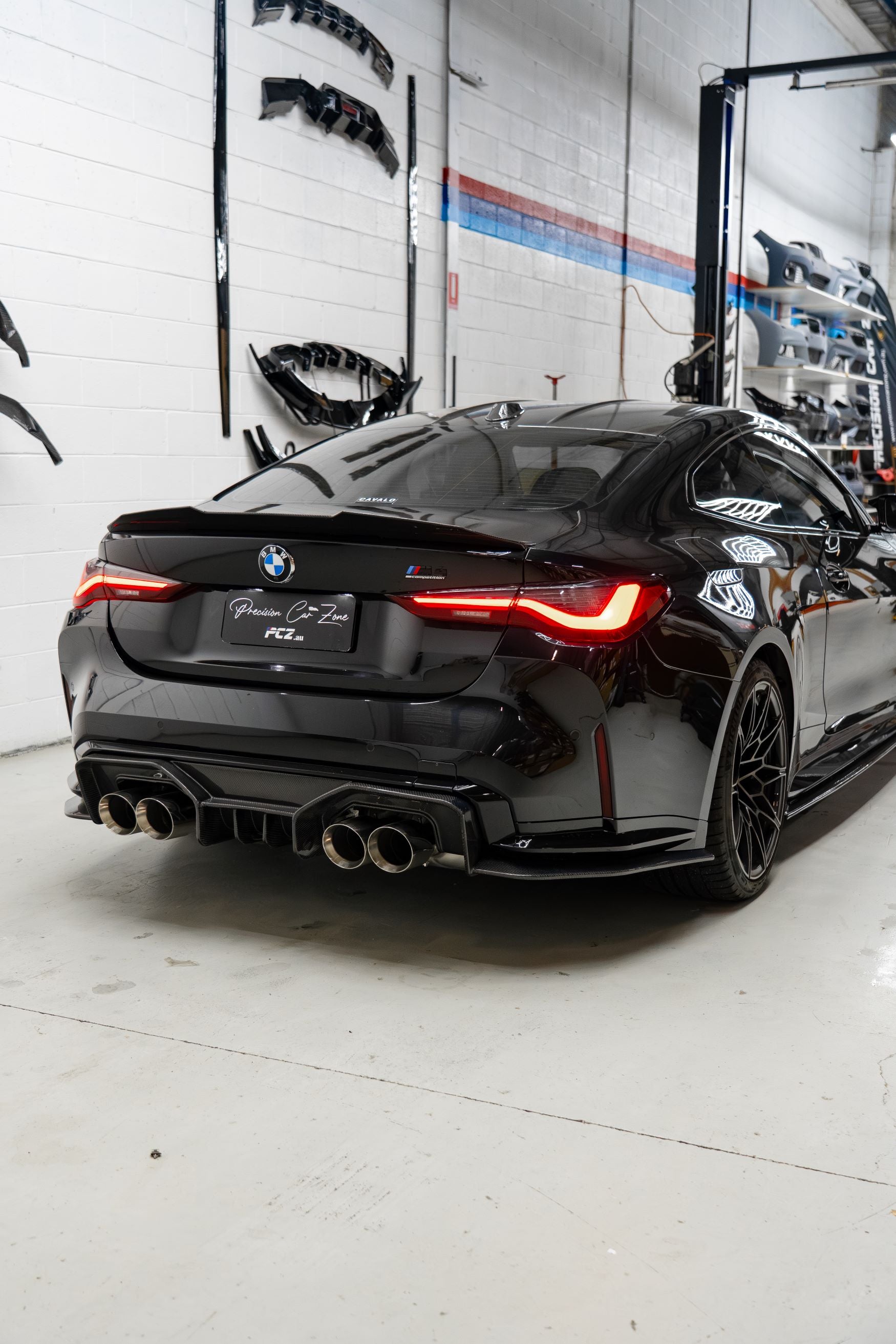 G82 M4 / G22 M440i PSM-Style Carbon Fiber Rear Spoiler