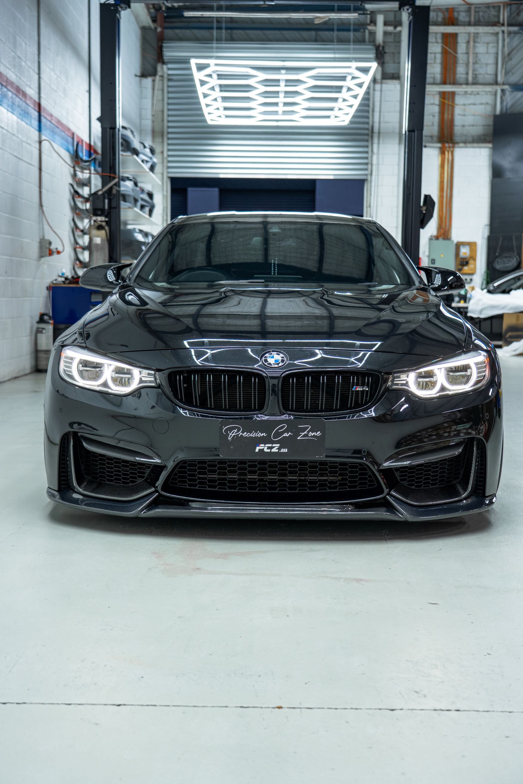 BMW F80 / F82 / F83 M3 M4 Varis Type 2 Carbon Fiber Front Lip Spoiler (2014–2019)
