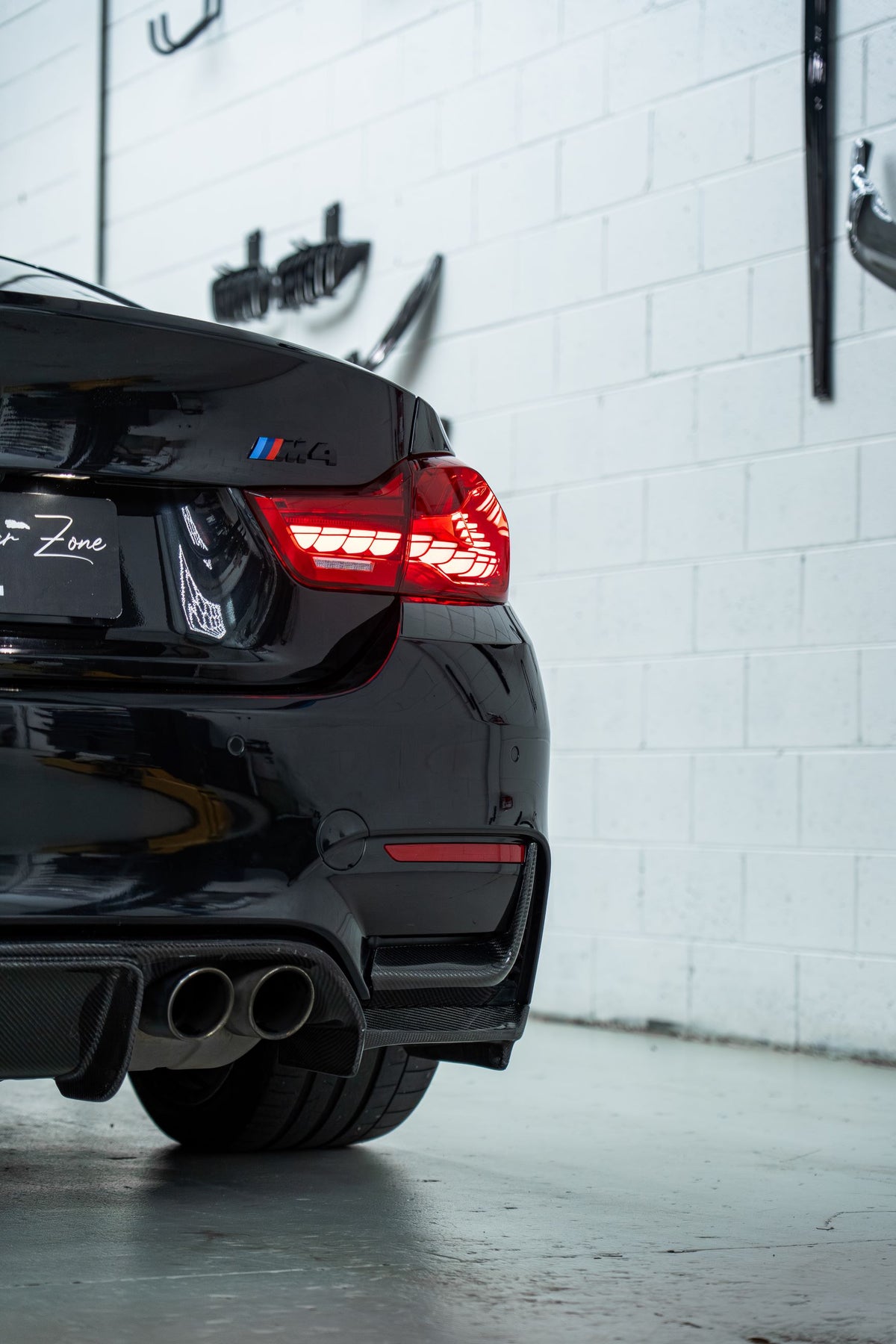 BMW F80 F82 F83 V Style Carbon Fiber Rear Diffuser | M3 M4 Aggressive Aero
