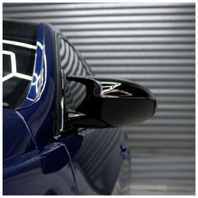 M-StyleGlossBlackSideMirrorCoverCapsForBMWE88E90E91E93LCI08-13