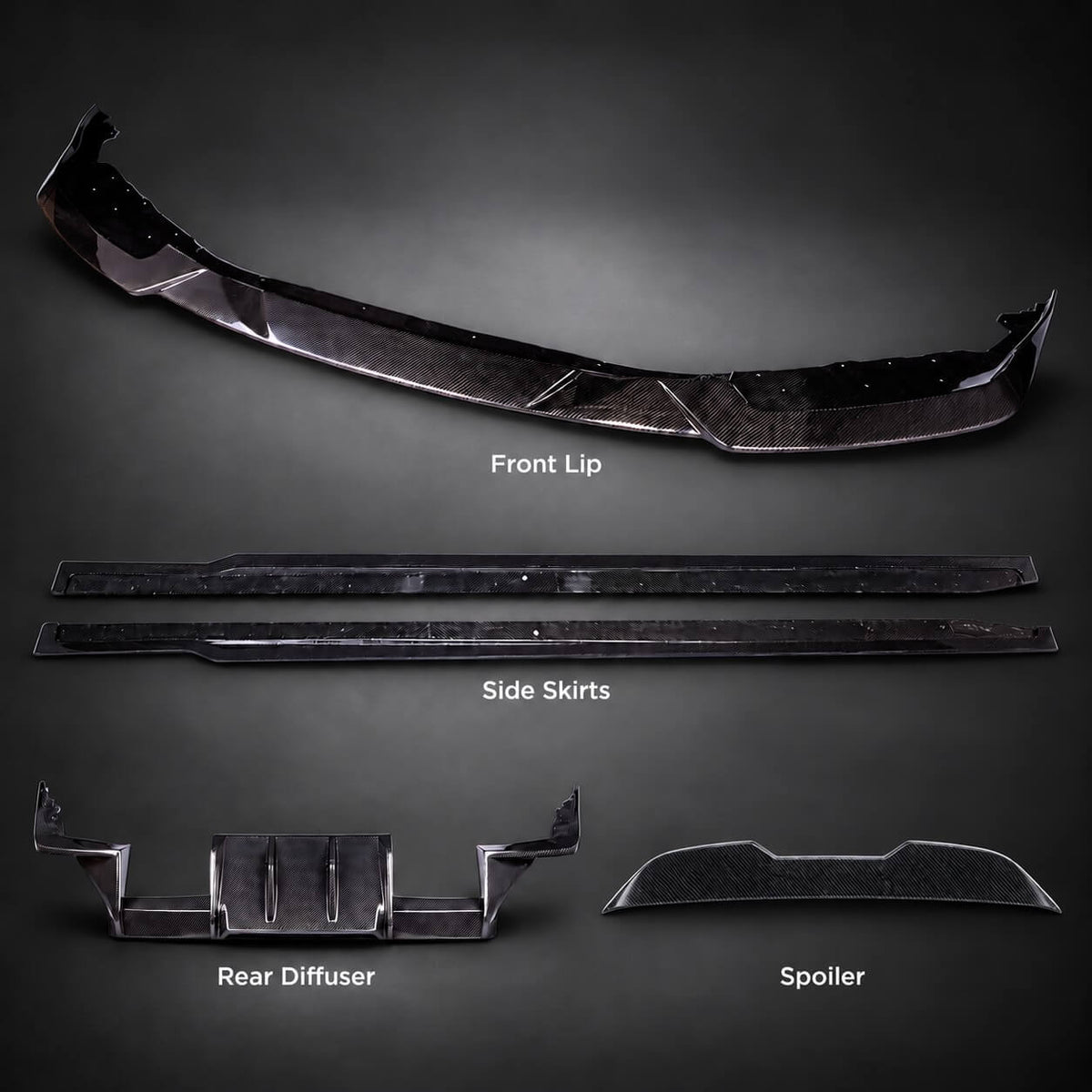 BMW G87 M2 MHC Carbon Aero Kit - front lip, side skirts, rear diffuser and spoiler