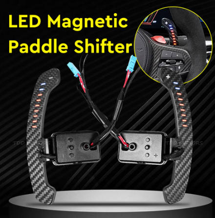 Carbon Fiber Magnetic LED Paddle Shifters