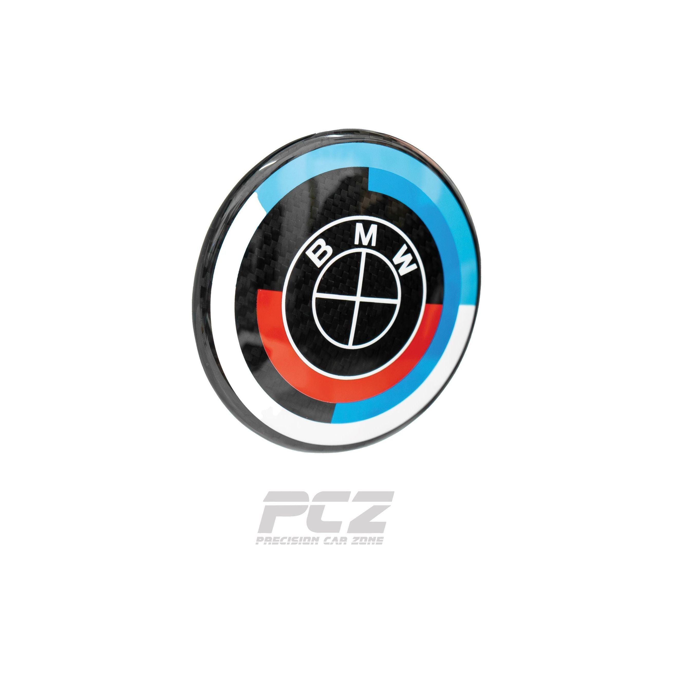 BMW Carbon Fiber M 50 Year Anniversary Emblem Badges Front