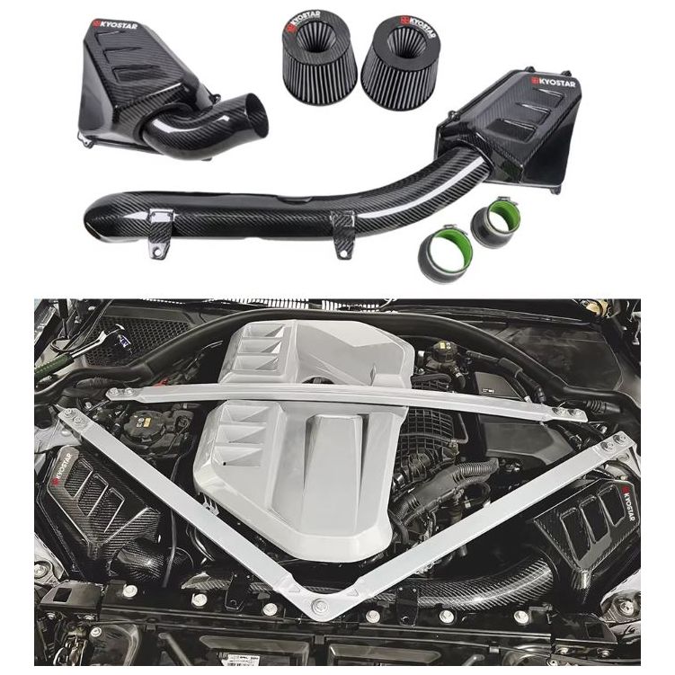 High Flow Carbon Fiber Air Intake System for BMW G80 G82 M3 M4 Competition S58 2021+