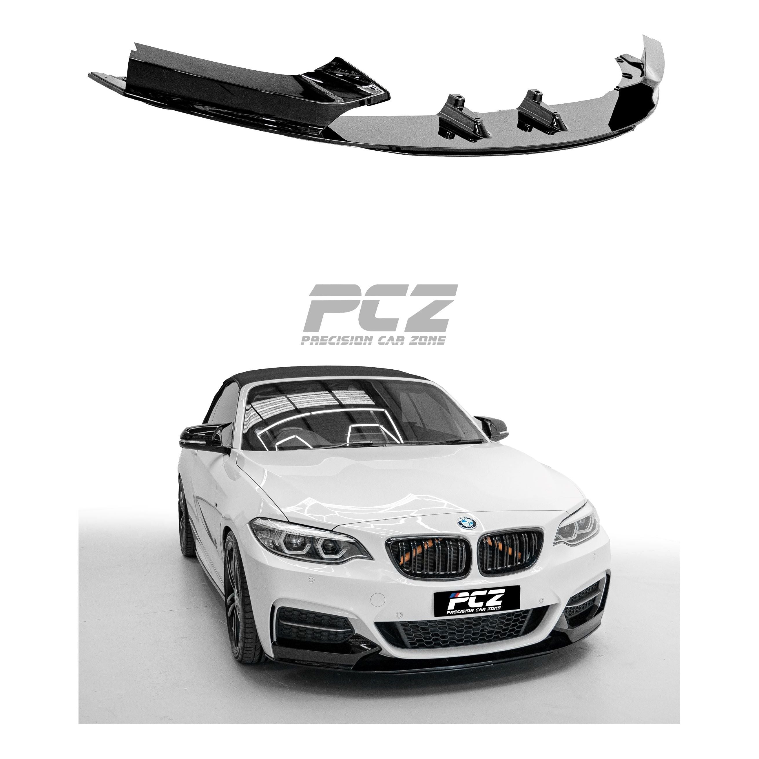 F22/F23 M-Performance Style Front Lip Glossy Black