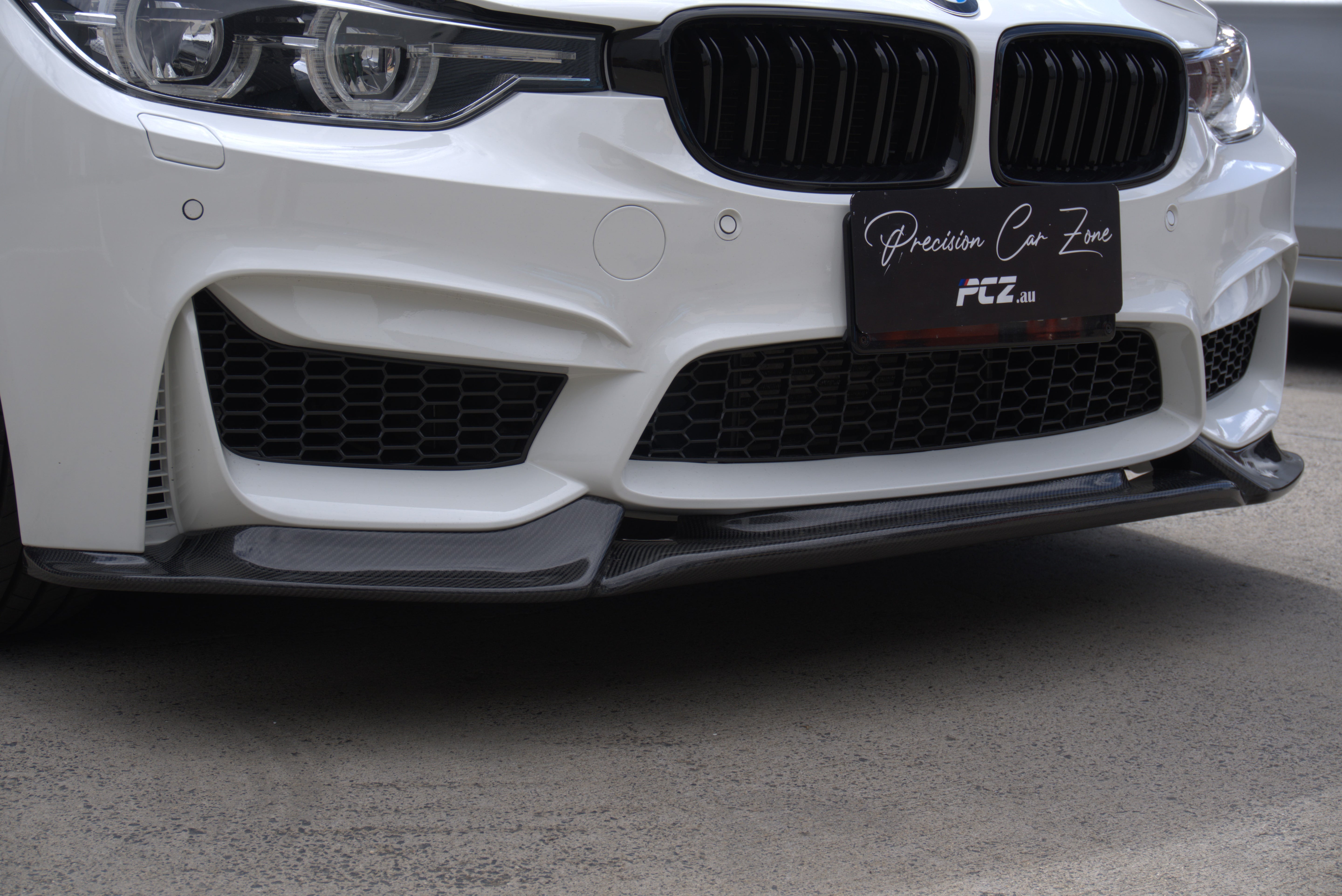 BMW F30 M3-Style Varis Type 2 Front Lip Spoiler – Carbon Fiber