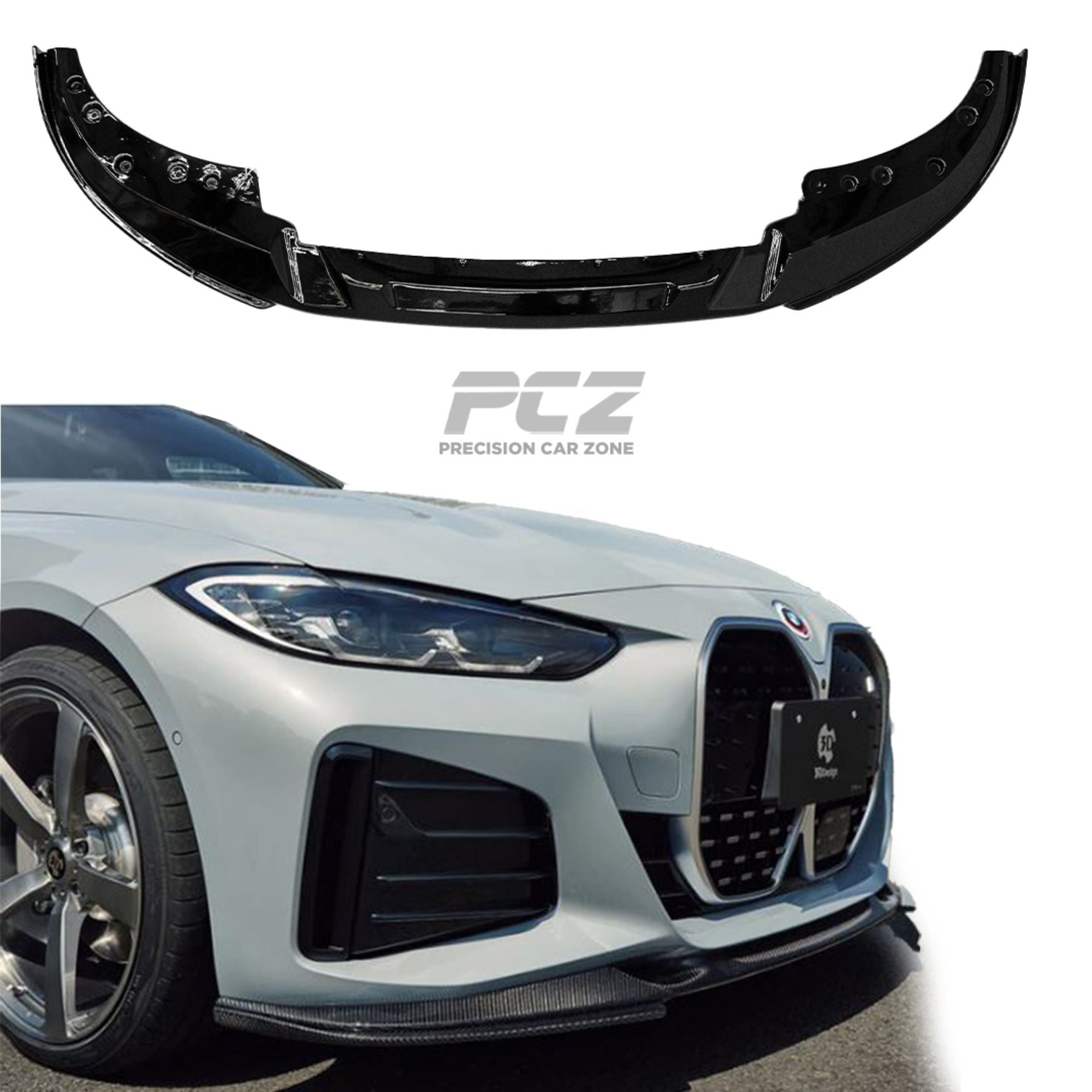 G22 3D-Style  Front Lip Glossy Black