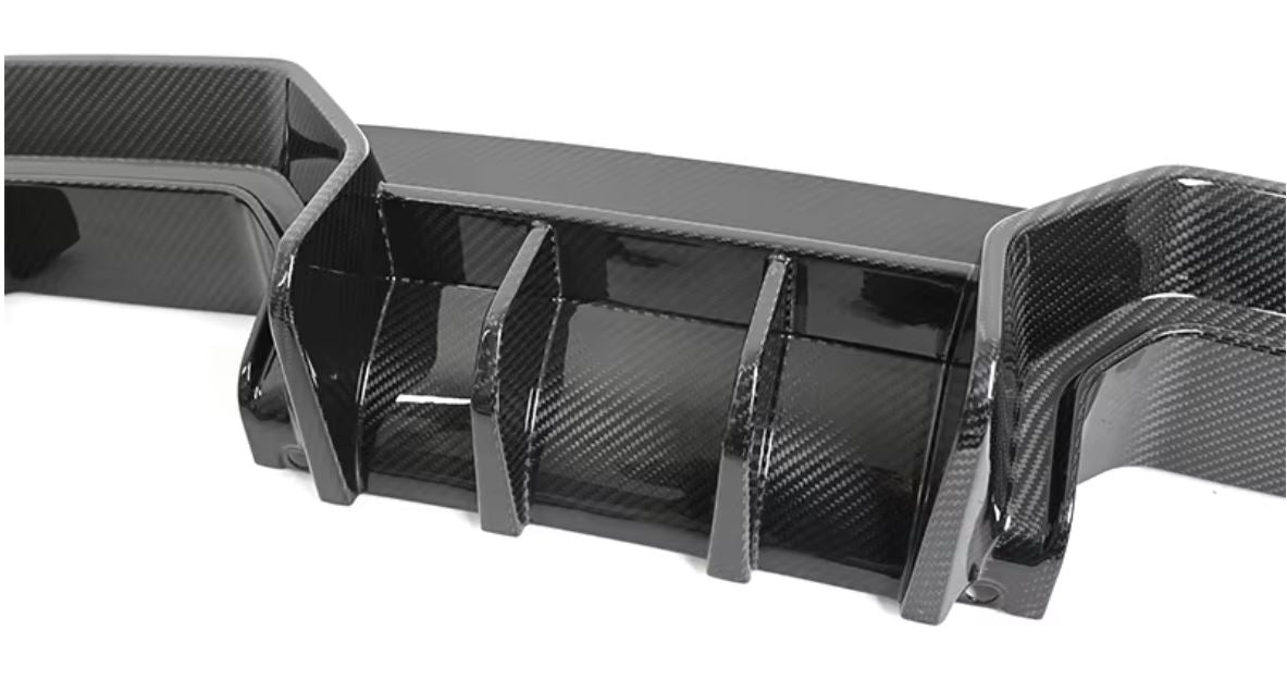 BMW M3 V1-Style 3-Piece Dry Carbon Fibre Rear Diffuser Set (G80 / G81)